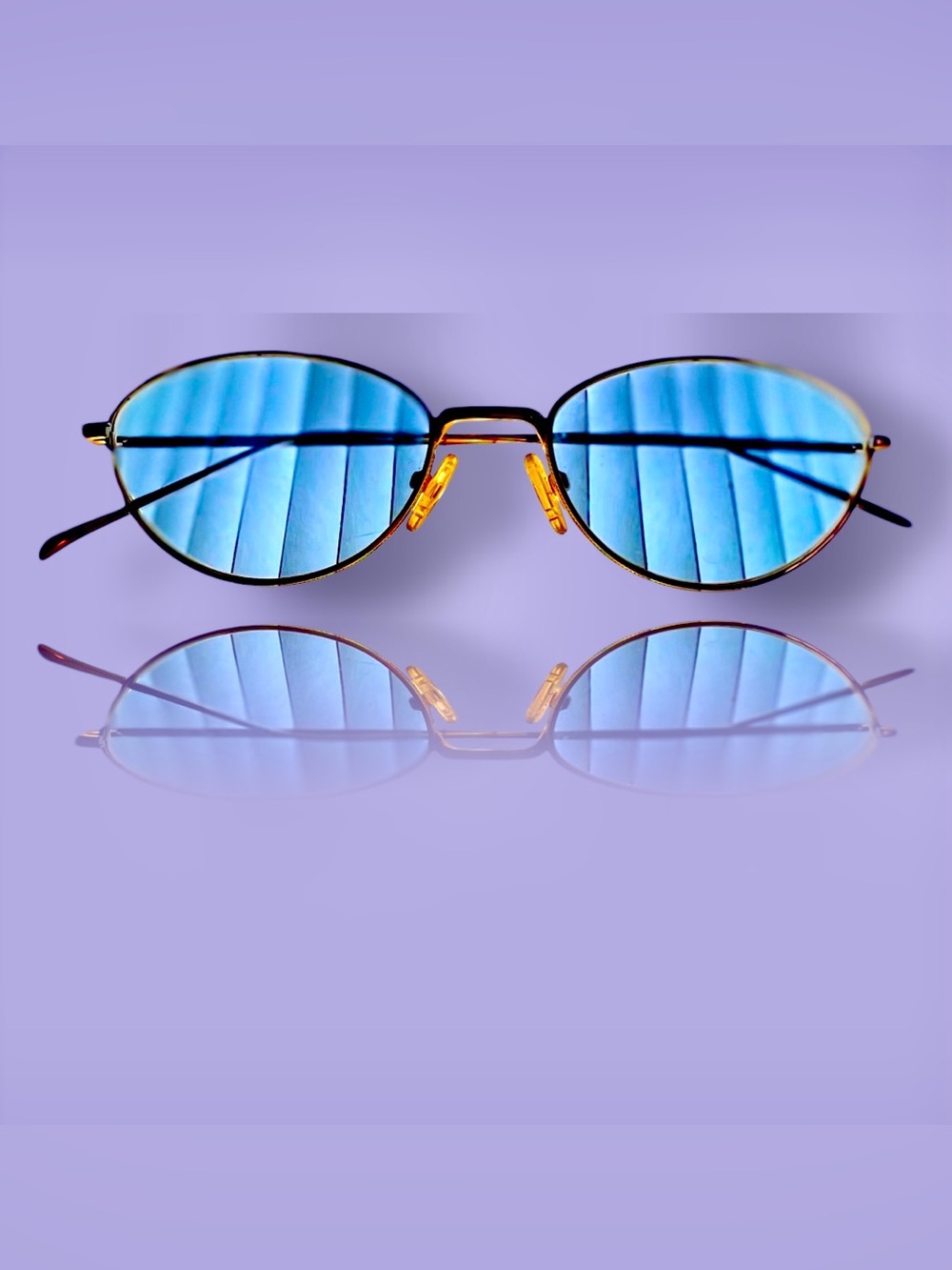 Eye Buy Direct silver cat eye +2.5 dark blue progressive lens sunglass r…